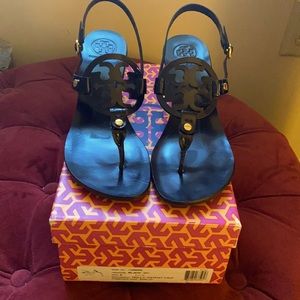 Tory Burch Holly-Patent Calf